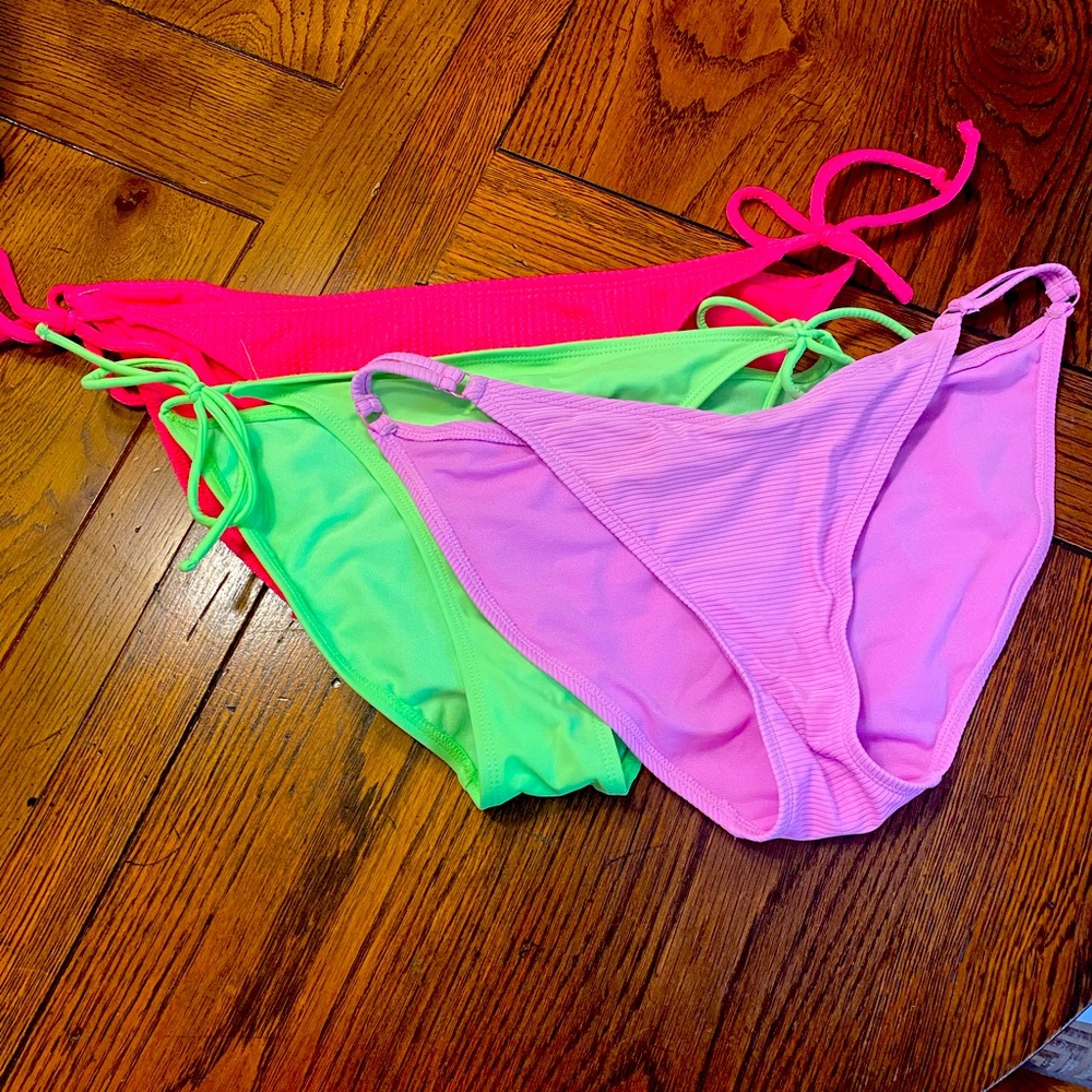 Lot of 3 bathing suit bottoms